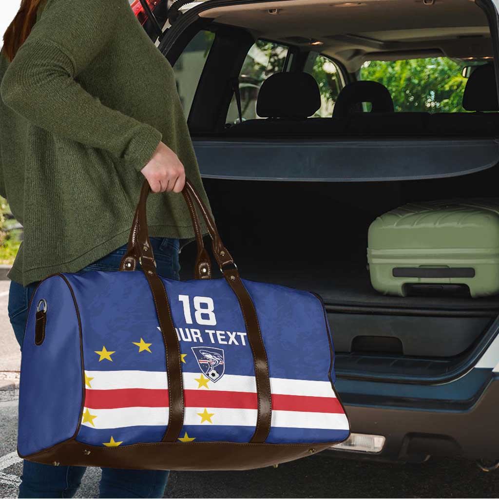 Cape Verde Football Custom Travel Bag Go Champion Sporty Style - Wonder Print Shop