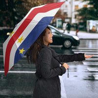 Cape Verde Football Custom Umbrella Go Champion Sporty Style - Wonder Print Shop