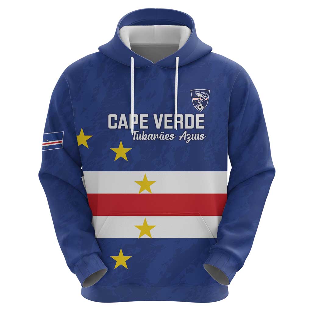 Cape Verde Football Custom Zip Hoodie Go Champion Sporty Style - Wonder Print Shop