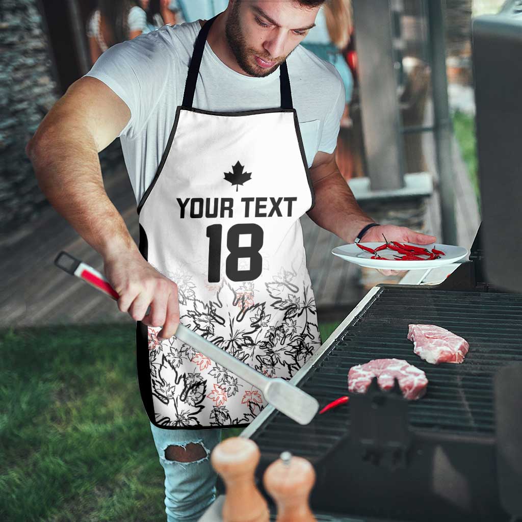 Canada Rugby Custom Apron Maple Leafs Go Champion - Wonder Print Shop