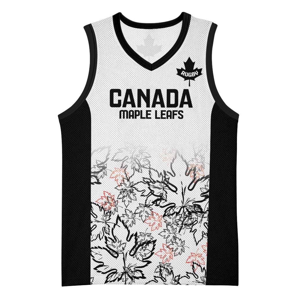 Canada Rugby Custom Basketball Jersey Maple Leafs Go Champion - Wonder Print Shop