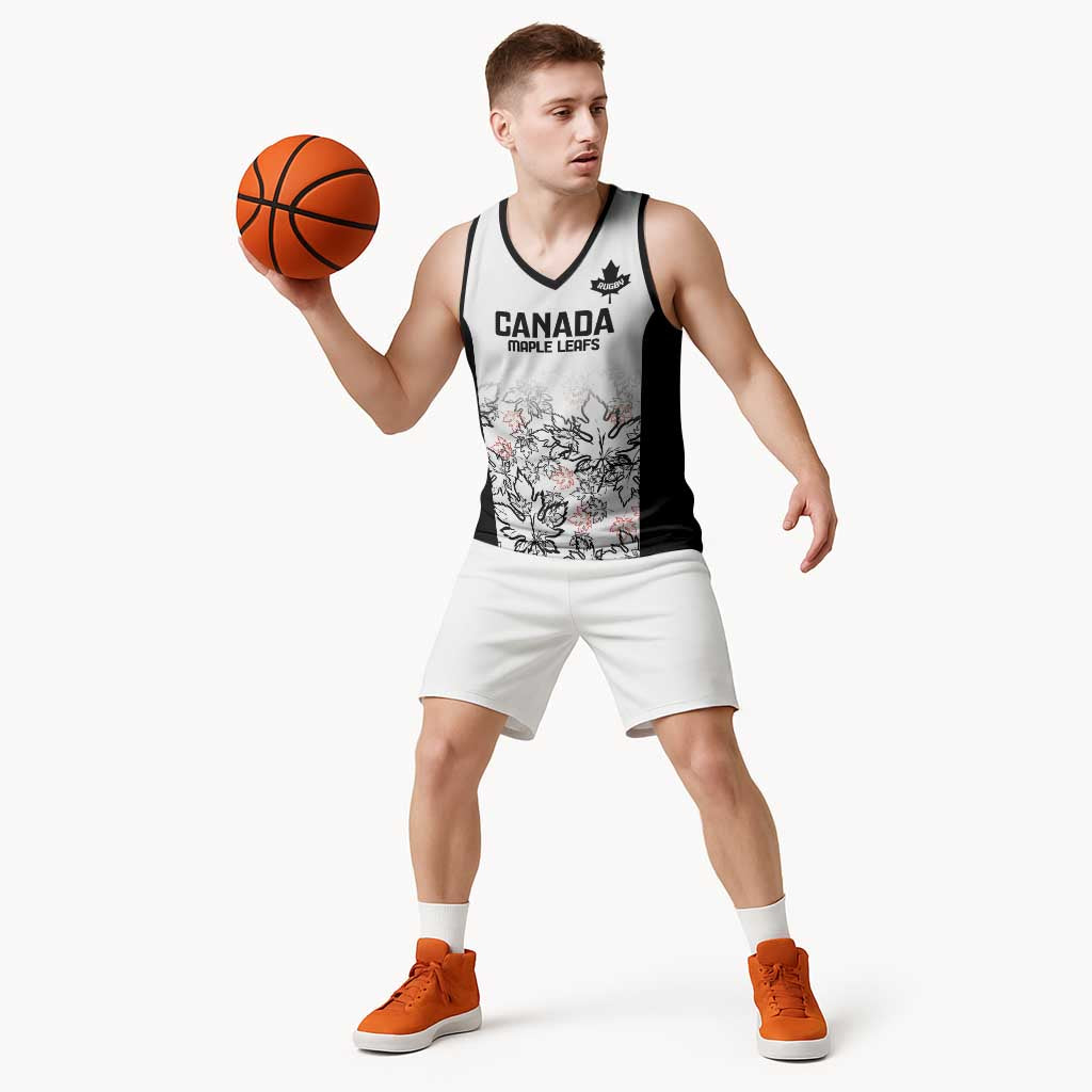 Canada Rugby Custom Basketball Jersey Maple Leafs Go Champion - Wonder Print Shop