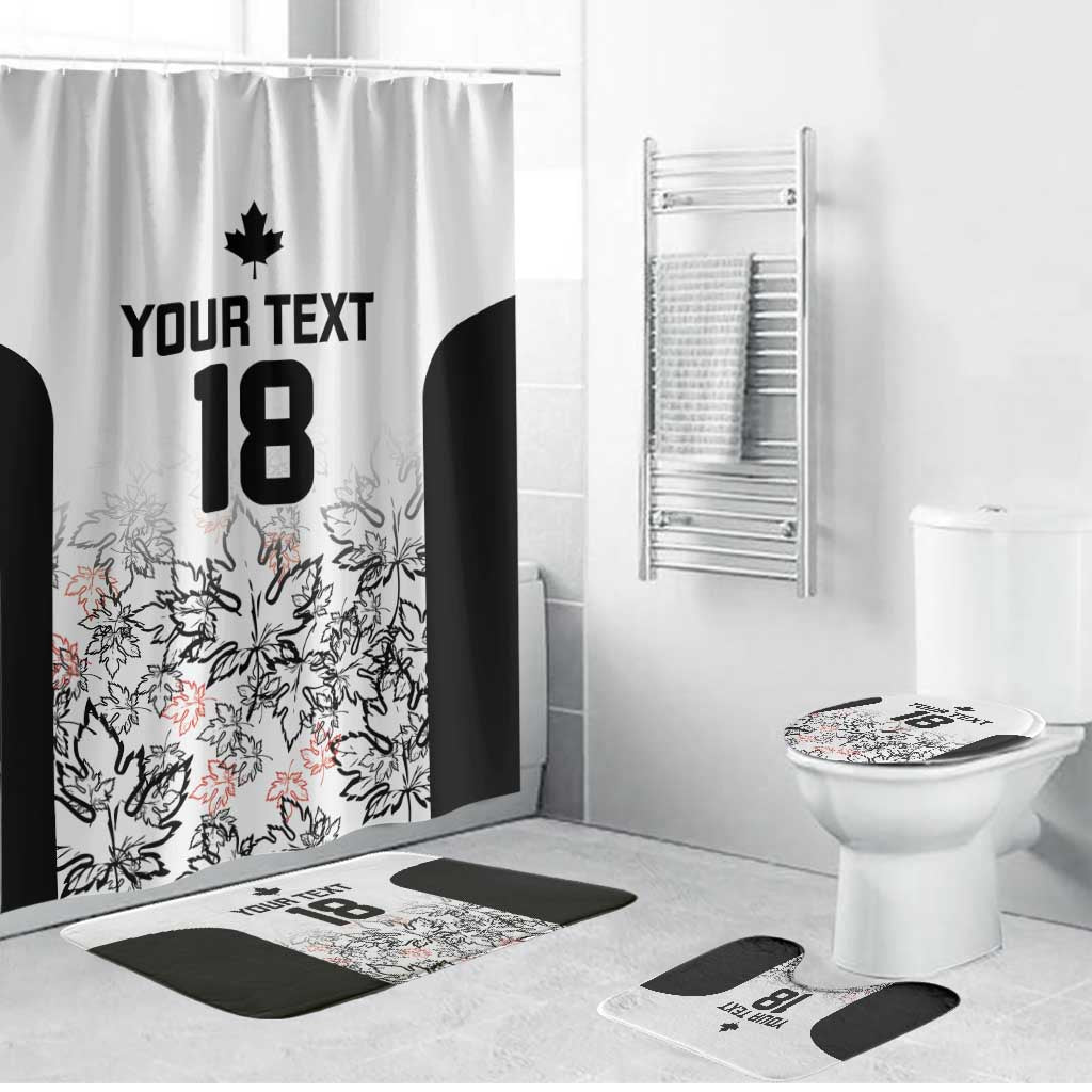 Canada Rugby Custom Bathroom Set Maple Leafs Go Champion - Wonder Print Shop