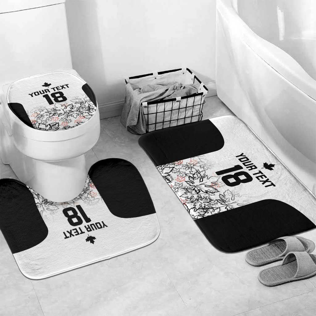 Canada Rugby Custom Bathroom Set Maple Leafs Go Champion - Wonder Print Shop