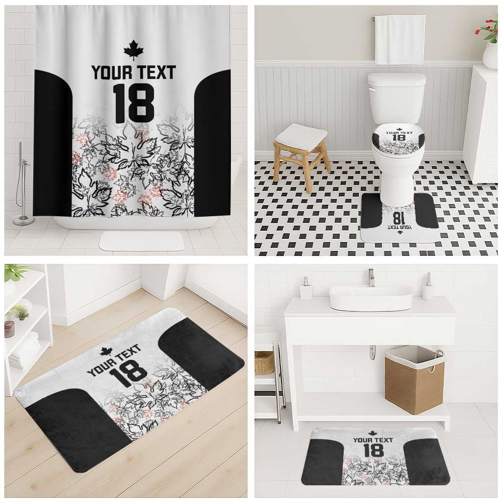 Canada Rugby Custom Bathroom Set Maple Leafs Go Champion - Wonder Print Shop