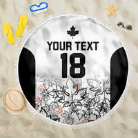 Canada Rugby Custom Beach Blanket Maple Leafs Go Champion - Wonder Print Shop