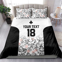 Canada Rugby Custom Bedding Set Maple Leafs Go Champion - Wonder Print Shop