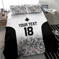 Canada Rugby Custom Bedding Set Maple Leafs Go Champion - Wonder Print Shop