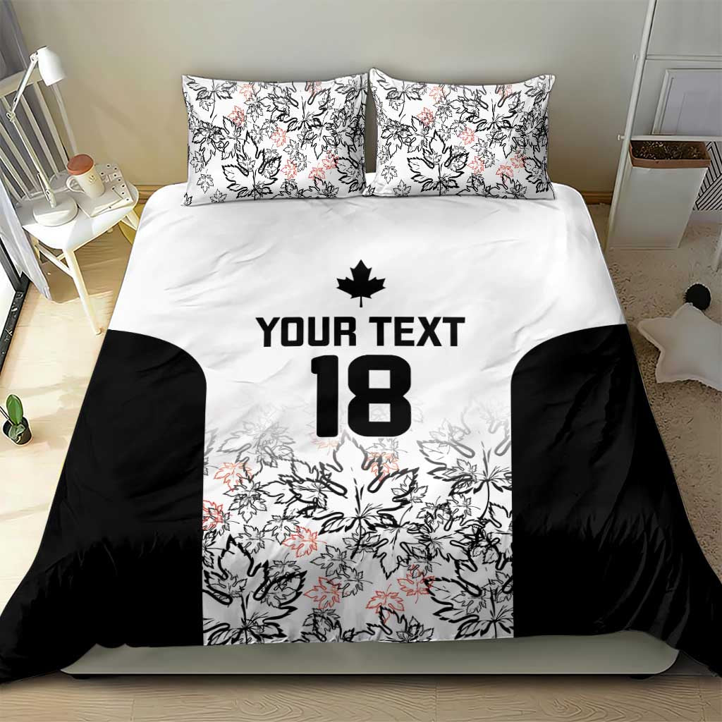 Canada Rugby Custom Bedding Set Maple Leafs Go Champion - Wonder Print Shop
