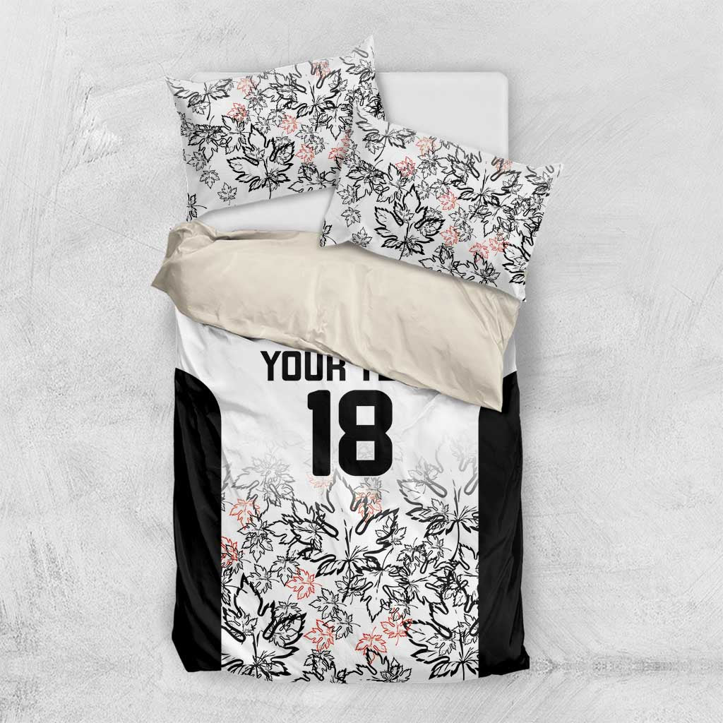 Canada Rugby Custom Bedding Set Maple Leafs Go Champion - Wonder Print Shop