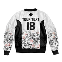 Canada Rugby Custom Bomber Jacket Maple Leafs Go Champion - Wonder Print Shop