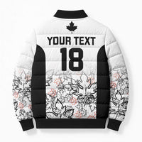 Canada Rugby Custom Bomber Puffer Jacket Maple Leafs Go Champion - Wonder Print Shop