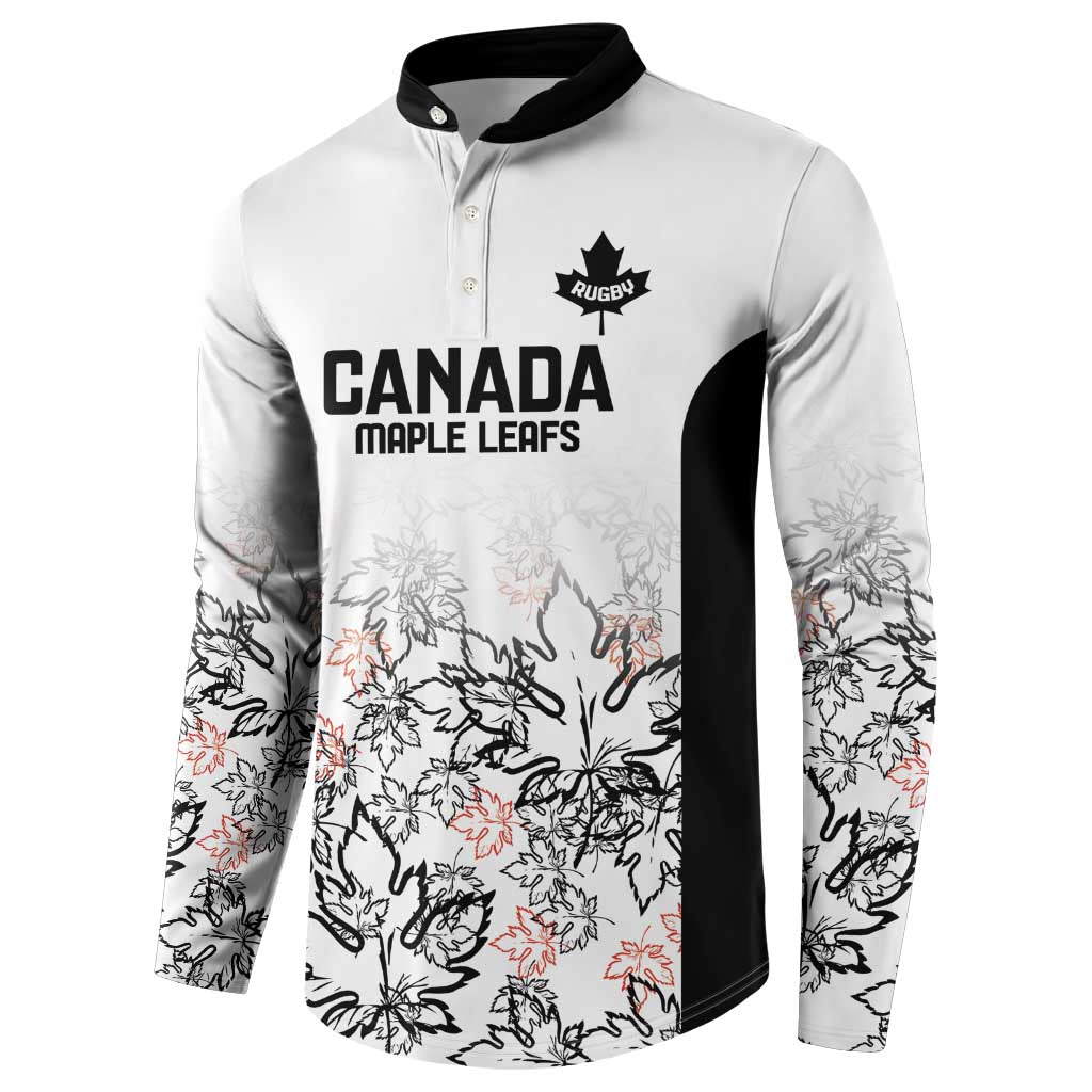 Canada Rugby Custom Button Sweatshirt Maple Leafs Go Champion - Wonder Print Shop