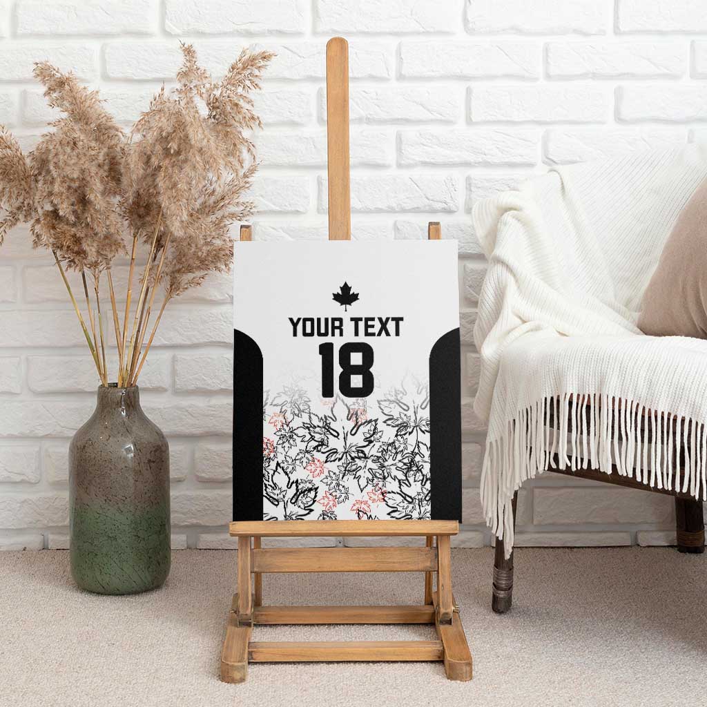 Canada Rugby Custom Canvas Wall Art Maple Leafs Go Champion - Wonder Print Shop