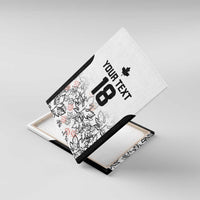 Canada Rugby Custom Canvas Wall Art Maple Leafs Go Champion - Wonder Print Shop