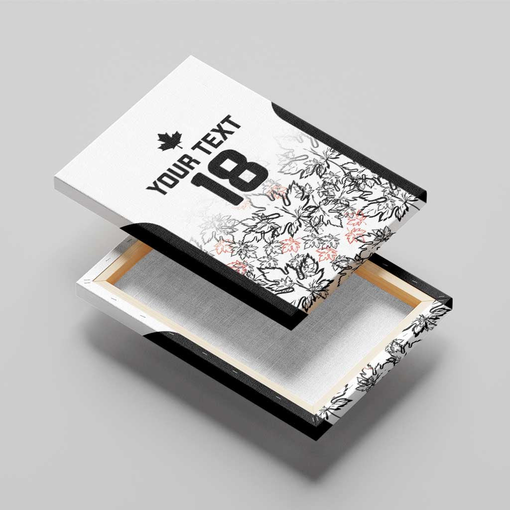 Canada Rugby Custom Canvas Wall Art Maple Leafs Go Champion - Wonder Print Shop