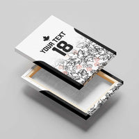 Canada Rugby Custom Canvas Wall Art Maple Leafs Go Champion - Wonder Print Shop