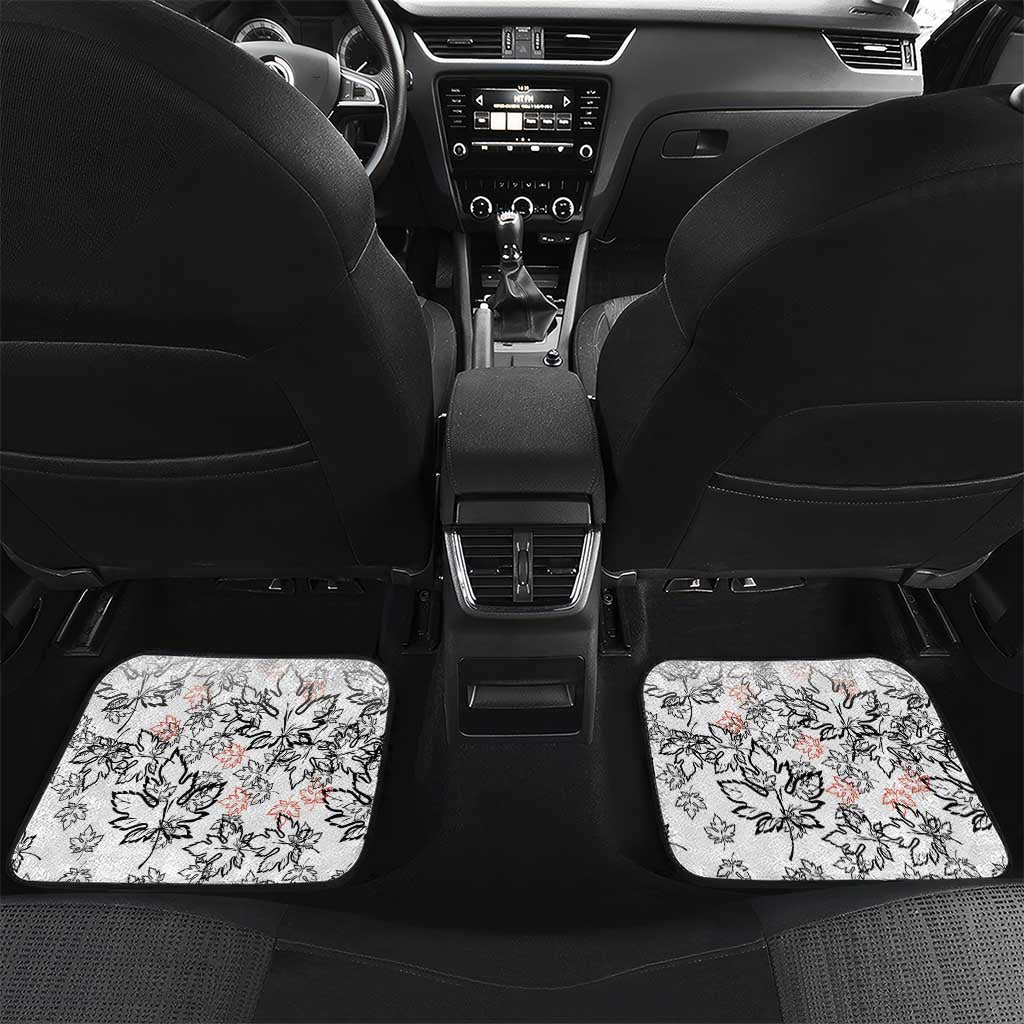 Canada Rugby Custom Car Mats Maple Leafs Go Champion - Wonder Print Shop