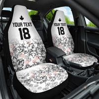 Canada Rugby Custom Car Seat Cover Maple Leafs Go Champion - Wonder Print Shop