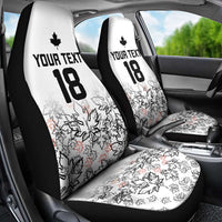 Canada Rugby Custom Car Seat Cover Maple Leafs Go Champion - Wonder Print Shop