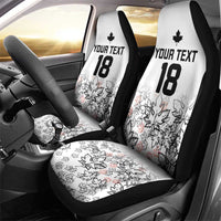 Canada Rugby Custom Car Seat Cover Maple Leafs Go Champion - Wonder Print Shop