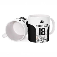 Canada Rugby Custom Ceramic Mug Maple Leafs Go Champion - Wonder Print Shop