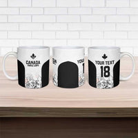 Canada Rugby Custom Ceramic Mug Maple Leafs Go Champion - Wonder Print Shop