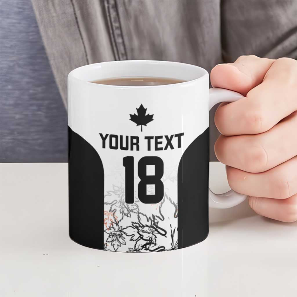 Canada Rugby Custom Ceramic Mug Maple Leafs Go Champion - Wonder Print Shop