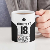 Canada Rugby Custom Ceramic Mug Maple Leafs Go Champion - Wonder Print Shop