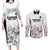 Canada Rugby Custom Couples Matching Long Sleeve Bodycon Dress and Long Sleeve Button Shirt Maple Leafs Go Champion - Wonder Print Shop