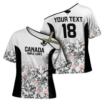 Canada Rugby Custom Cross Shoulder Shirt Maple Leafs Go Champion - Wonder Print Shop