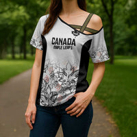 Canada Rugby Custom Cross Shoulder Shirt Maple Leafs Go Champion - Wonder Print Shop