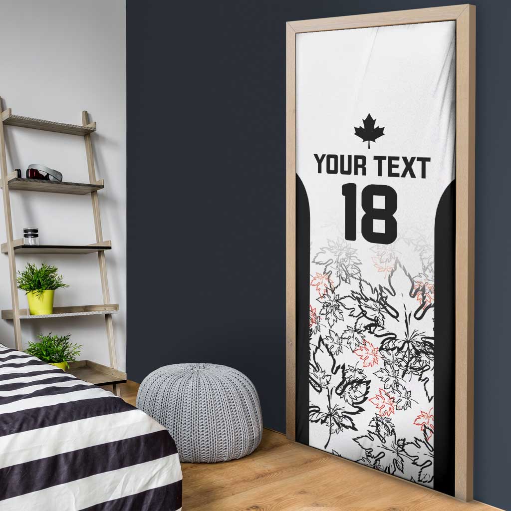 Canada Rugby Custom Door Cover Maple Leafs Go Champion - Wonder Print Shop