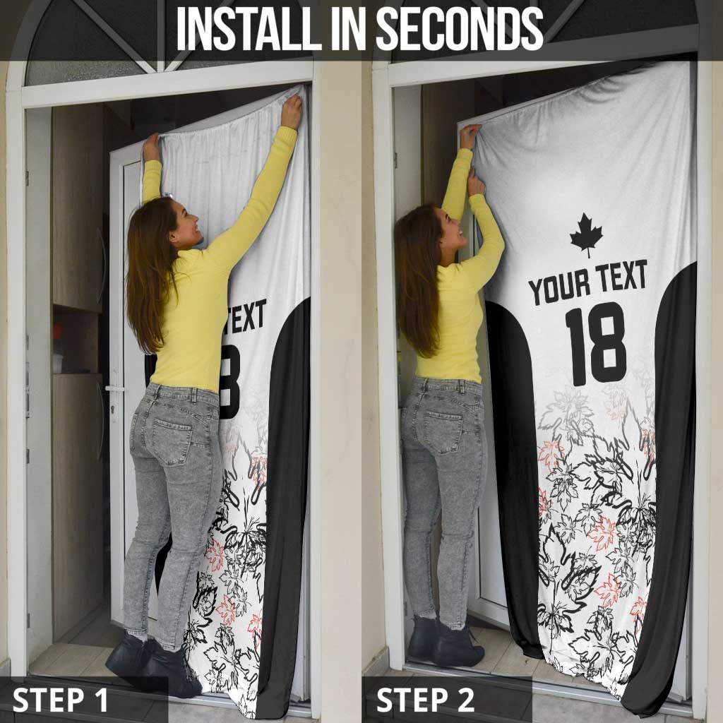 Canada Rugby Custom Door Cover Maple Leafs Go Champion - Wonder Print Shop