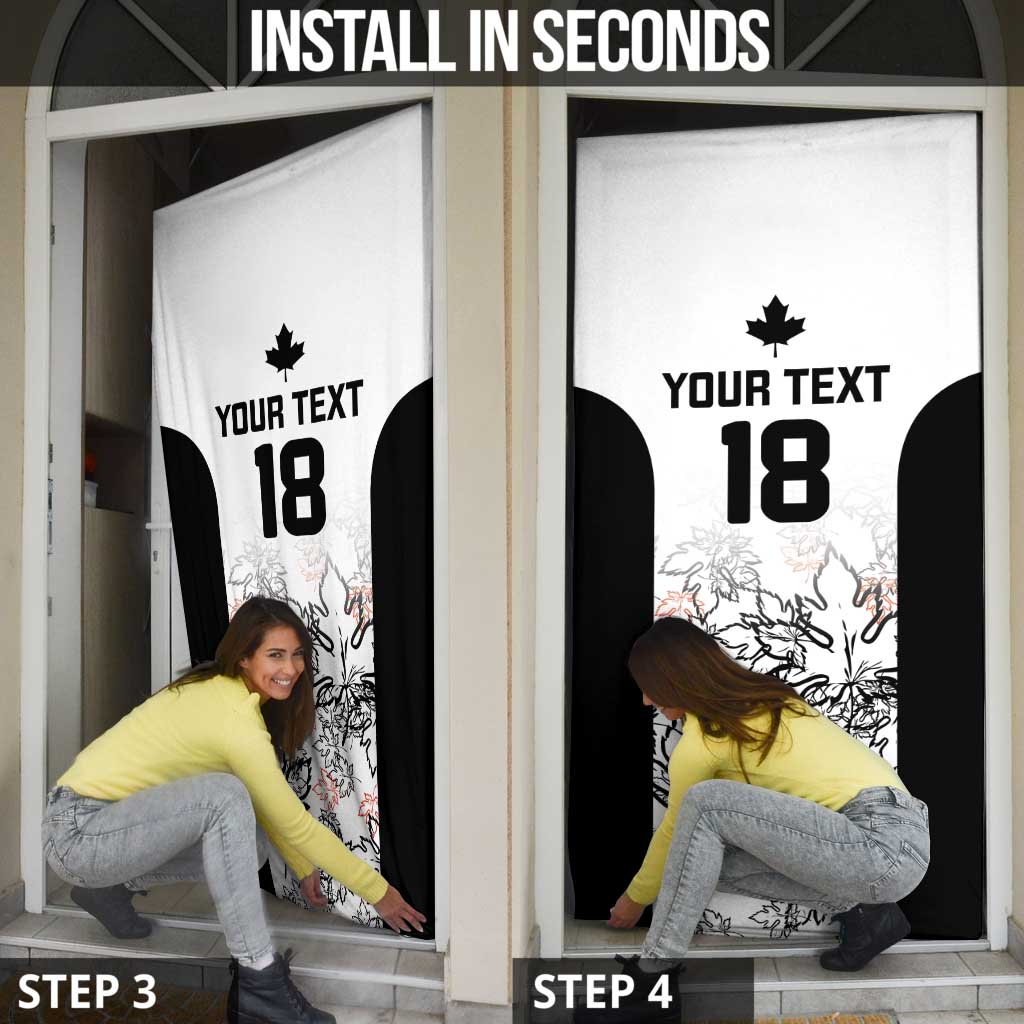 Canada Rugby Custom Door Cover Maple Leafs Go Champion - Wonder Print Shop