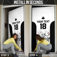 Canada Rugby Custom Door Cover Maple Leafs Go Champion - Wonder Print Shop