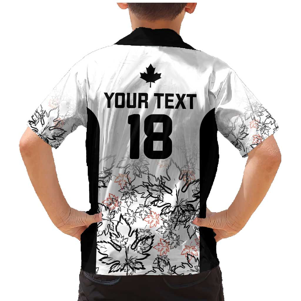 Canada Rugby Custom Family Matching Mermaid Dress and Hawaiian Shirt Maple Leafs Go Champion - Wonder Print Shop