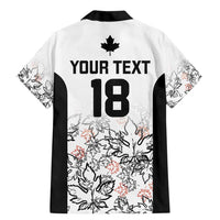 Canada Rugby Custom Family Matching Mermaid Dress and Hawaiian Shirt Maple Leafs Go Champion - Wonder Print Shop