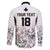 Canada Rugby Custom Family Matching Off The Shoulder Long Sleeve Dress and Hawaiian Shirt Maple Leafs Go Champion - Wonder Print Shop
