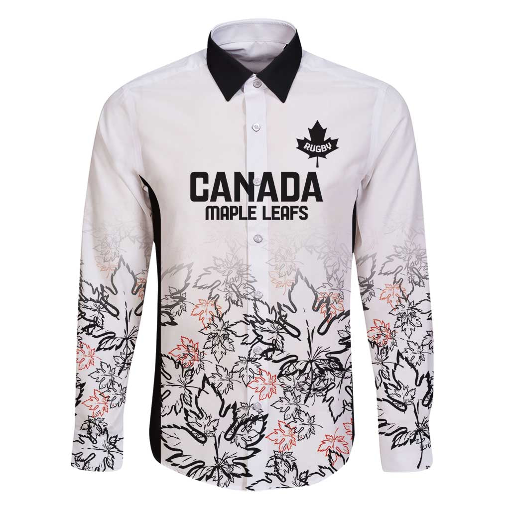 Canada Rugby Custom Family Matching Puletasi and Hawaiian Shirt Maple Leafs Go Champion - Wonder Print Shop
