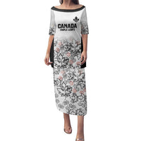 Canada Rugby Custom Family Matching Puletasi and Hawaiian Shirt Maple Leafs Go Champion - Wonder Print Shop