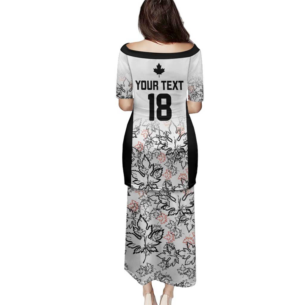 Canada Rugby Custom Family Matching Puletasi and Hawaiian Shirt Maple Leafs Go Champion - Wonder Print Shop