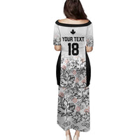 Canada Rugby Custom Family Matching Puletasi and Hawaiian Shirt Maple Leafs Go Champion - Wonder Print Shop