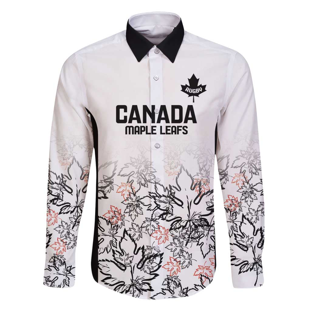 Canada Rugby Custom Family Matching Tank Maxi Dress and Hawaiian Shirt Maple Leafs Go Champion - Wonder Print Shop