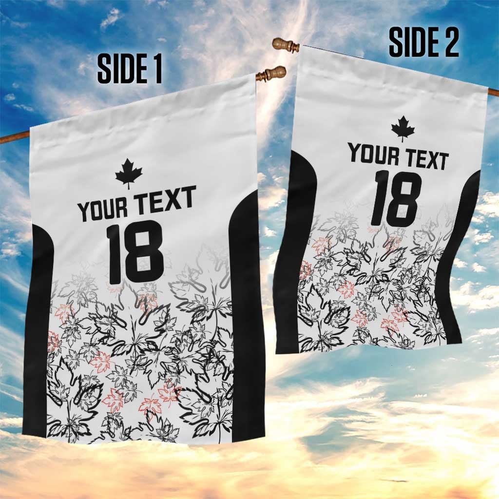 Canada Rugby Custom Garden Flag Maple Leafs Go Champion - Wonder Print Shop