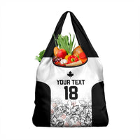 Canada Rugby Custom Grocery Bag Maple Leafs Go Champion - Wonder Print Shop