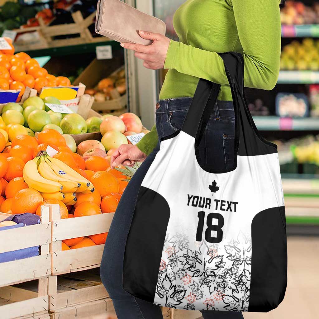 Canada Rugby Custom Grocery Bag Maple Leafs Go Champion - Wonder Print Shop