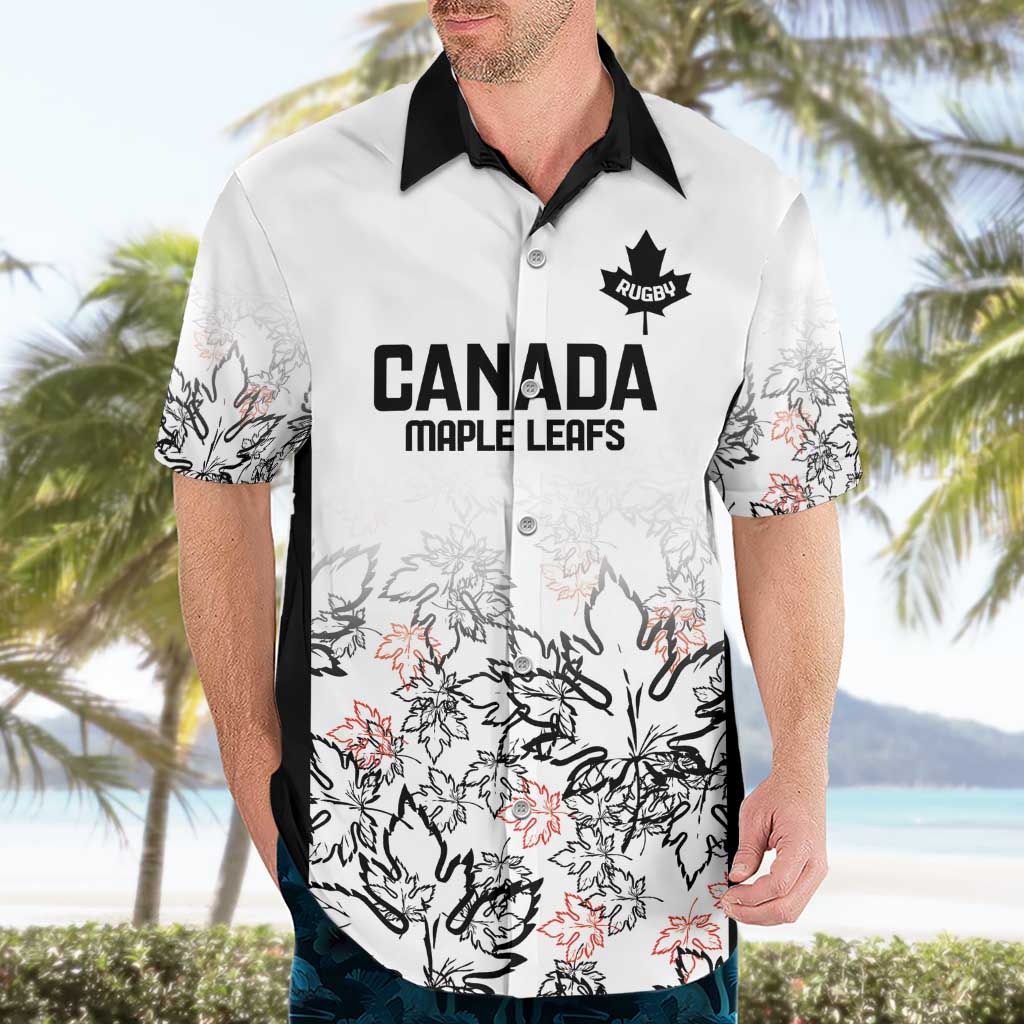 Canada Rugby Custom Hawaiian Shirt Maple Leafs Go Champion - Wonder Print Shop