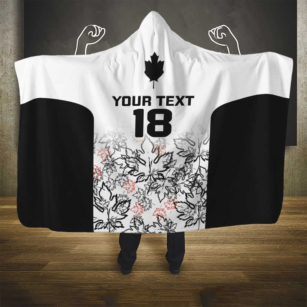 Canada Rugby Custom Hooded Blanket Maple Leafs Go Champion - Wonder Print Shop
