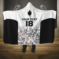 Canada Rugby Custom Hooded Blanket Maple Leafs Go Champion - Wonder Print Shop